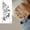 B-3B-deal, variant on ABPWLY Sketch Tattoos Stickers Abstract Stickers Rose Flowers Clearance Self Care Canada Days Personal Care Deals