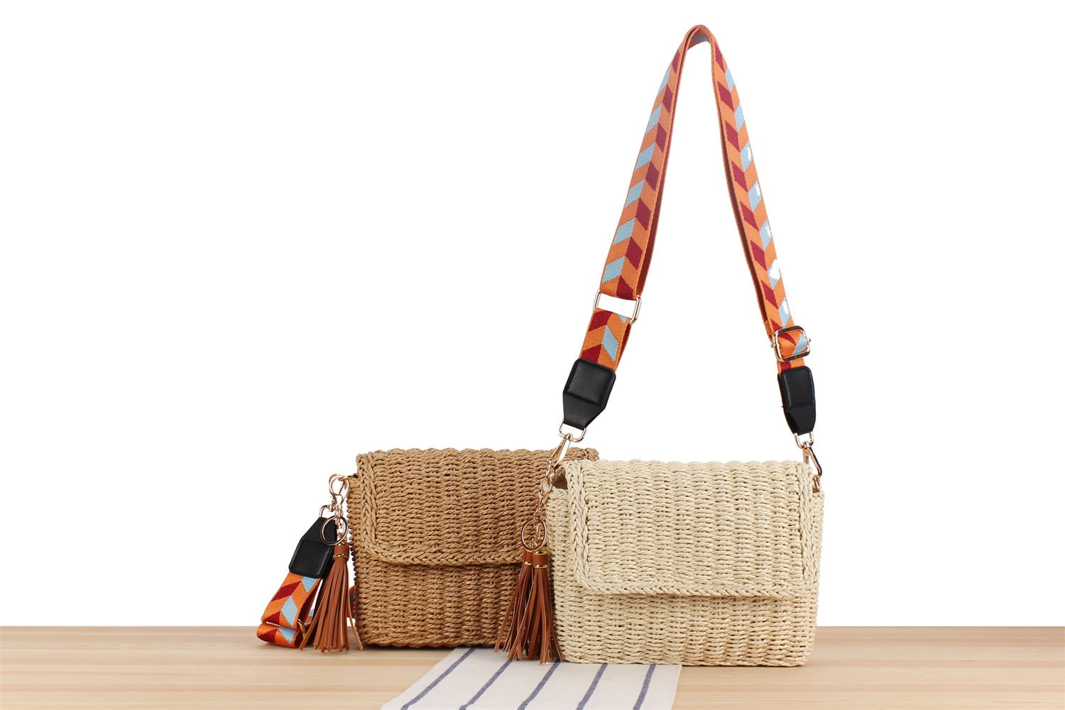 Straw Bag Straw Purses for Women Summer Clutch Crossbody Shoulder Bags for Women