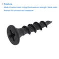 thumbnail image 4 of Uxcell #8 x 25/32 inch Wood Screws Carbon Steel Phillips Self Tapping Black 150 Pack, 4 of 5