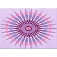 thumbnail image 1 of Ahgly Company Machine Washable Indoor Rectangle Transitional Purple Area Rugs, 8' x 10', 1 of 7