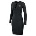 thumbnail image 2 of Women's WEAR by Erin Andrews  Black Boston Bruins Lace-Up Dress, 2 of 3