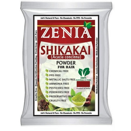 Shikakai Powder - 100 grams Shikakai Powder Prevents Hair Loss Natural Hair Conditioning, 100% NATURAL NO CHEMICAL HAIRCARE HERB By Zenia