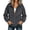 Dark Gray, variant on Womens Lapel Zip Up Corduroy Loose Pocket Jacket Thick Corduroy Fabric Autumn Winter Home Leisure Friend Gathering Comfort Loungewear Coat