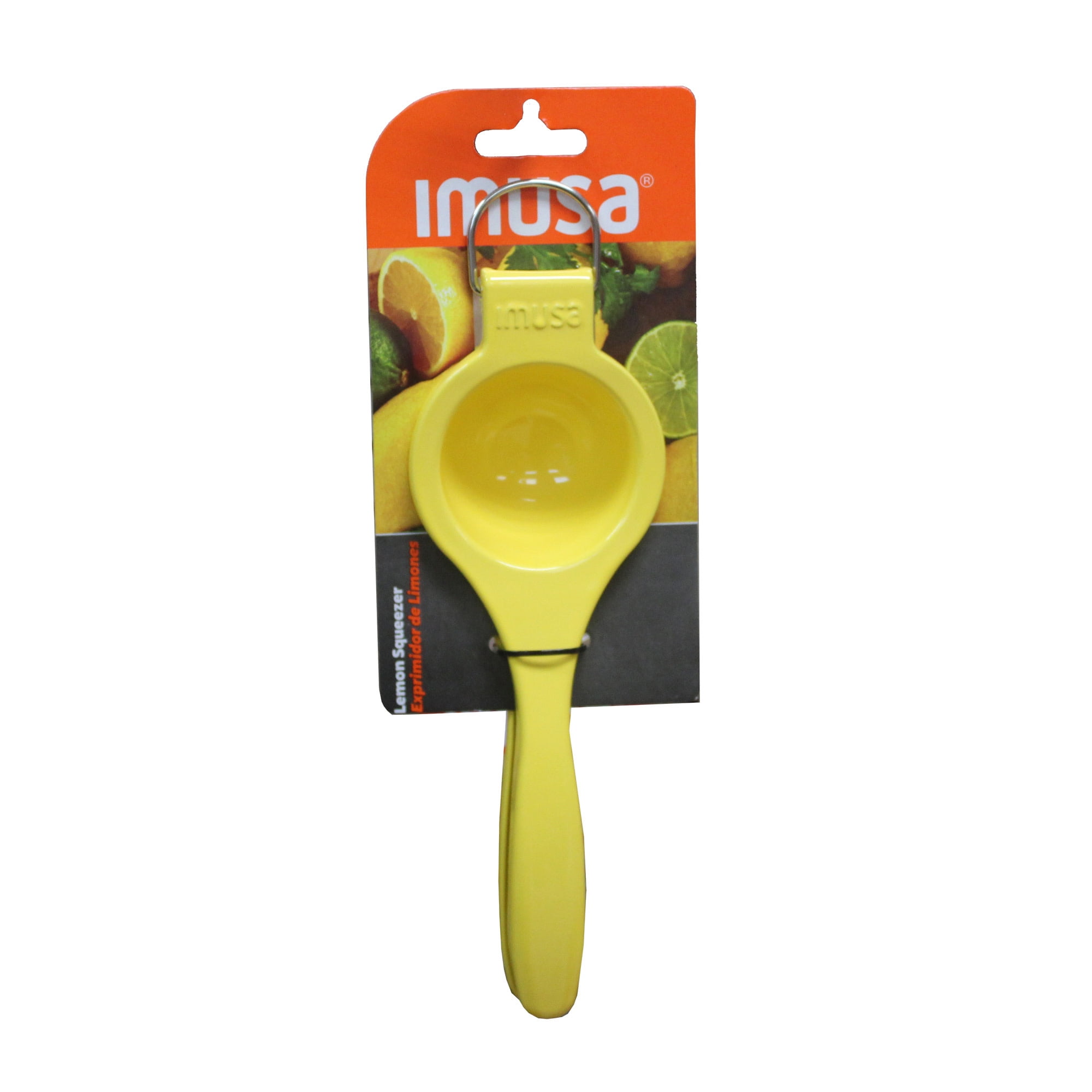 IMUSA 12pc Shelf Display Cast Aluminum Lemon Squeezer, Yellow