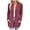 Wine, variant on Women's Cardigans Color Block Striped Soft Long Sleeve Coat Open Front Casual Slim Outwear with Pocket