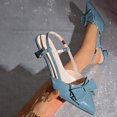 thumbnail image 2 of Correas de Tacón para Tacones Altos Bombas de Cuero Patentado con Correa Ajustable Y Tacón Esculpido de 5 cm para Oficina, Bodas O Noches de Fecha Tacones Cojines para Tacones Altos, 2 of 9