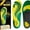 Green, variant on Work Insoles, 200+lbs Heavy Duty Medium and High Arch Support Inserts for Standing All Day, Foot Pain Relief for Plantar Fasciitis, Anti Fatigue,Work Boot Shoe Insoles Men Women-M