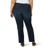 Lee Women's Plus Straight Leg Jean - Walmart.com