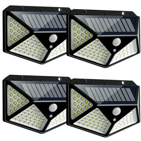 

100 Led Solar Motion Sensor Lights Outdoor Eicaus Wireless Weatherproof Solar Powered Lights for Steps Yard Garage Porch Patio