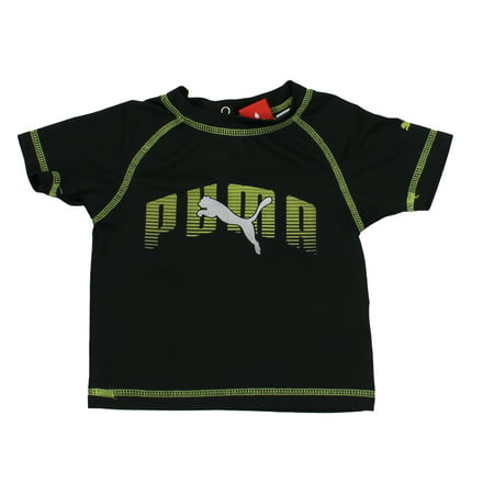 

Pre-owned Puma Boys Black | Green T-Shirt size: 18 Months