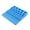 Blue, variant on MOMOJIA Milling Bit Storage Tray with 131 Holes,Plastic Drill Bit Endmill Storage Box for 4-32mm Milling Cutter Tool