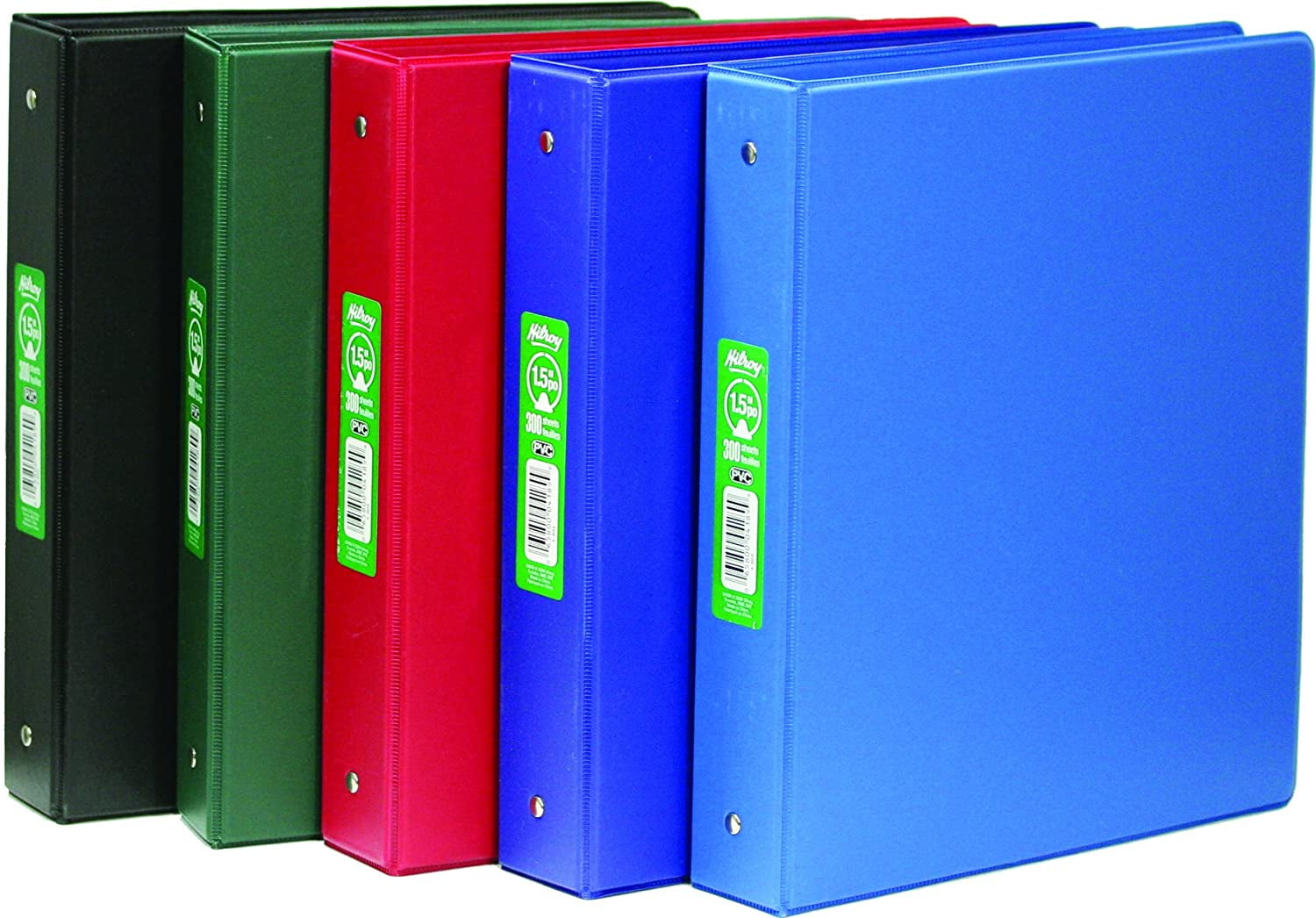 Hilroy 11/2 Inch School Binder, 11 X 8.5 Inches, Assorted Colors