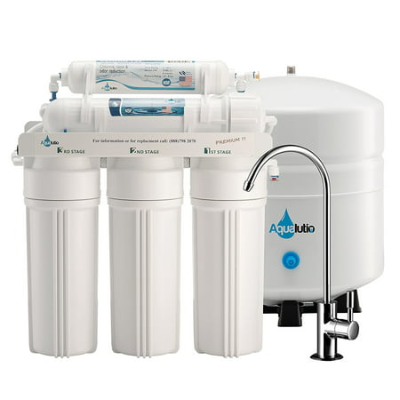 AquaLutio, Premium 5-Stage Reverse Osmosis Filtration Home System For Clean And Healthy Drinking (Best Under Sink Reverse Osmosis System)