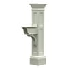 Mayne Liberty Weatherproof Traditional Plastic Mail Post in White