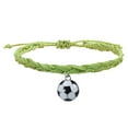 thumbnail image 1 of Pulseras de Fútbol Charm Favors Fútbol Negro Rojo Blanco Marrón Pulseras de Fútbol Cuentas Ajustable Inspirational for Teens Adults Sport Birthday Football Favors For, 1 of 2
