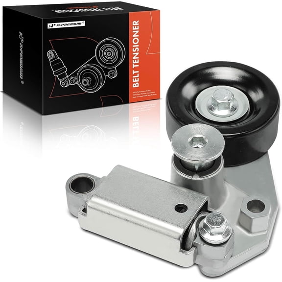 A-Premium Belt Tensioner Assembly with Pulley Compatible with Volvo S80 2007-2010, XC90 2005-2011 4.4L, Replace# 30720060