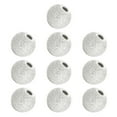 thumbnail image 1 of 10 piezas de cuentas de bola redondas, cuentas espaciadoras plateadas plateadas, suministros de joyería hechos a mano, accesorios para hacer Ropa, zapatos y accesorios Miscelánea Oro Blanco 5MM Sonducket AP010775-03B, 1 of 6