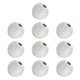 thumbnail image 1 of 10 piezas de cuentas de bola redondas, cuentas espaciadoras plateadas plateadas, suministros de joyería hechos a mano, accesorios para hacer Ropa, zapatos y accesorios Miscelánea Oro Blanco 3MM Qarigey AP010775-01B, 1 of 6