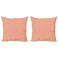 thumbnail image 1 of Fruit Throw Pillow Cushion Cover Pack of 2, Pattern with Halved and Sliced Grapefruit Sour Citrus, Zippered Double-Side Digital Print, 4 Sizes, Blush Burnt Sienna, by Ambesonne, 1 of 2