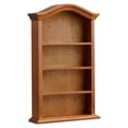 thumbnail image 1 of Librería Dollhouse Furniture en miniatura con tapa arqueada de madera, 1 of 3