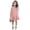 a-Pink, variant on Girl's Uniform Dresses Sleeveless Shirtdress Layered Ruffle 9-10 Years Girl Clothes