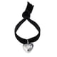 thumbnail image 2 of Nueva pulsera elástica de terciopelo con forma de corazón ancho color melocotón de la serie de San Valentín. Pulsera de moda para mujer., 2 of 7