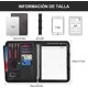 thumbnail image 3 of Carpeta Portfolio Profesional Portátil con Asa, Carpeta para Documentos A4 Multifuncional, Almacena Móviles y Tabletas, Incluye 100 Hojas de Papel y Bolsas de PVC, Ideal para Profesionales de Negocios, 3 of 4