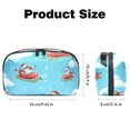 thumbnail image 5 of Christmas Waterproof Oxford Cloth Hard Drive Case with Charger Pouch, PC Case, Small Travel Electronic Organizer, and Cord Organizer Travel - 5.9x9.44x3.14 in, 5 of 6