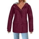thumbnail image 1 of Chaquetas y abrigos casuales con capucha de manga larga, chaqueta impermeable sólida para mujer, chaquetas para exteriores, impermeable con capucha, abrigo a prueba de viento para mujer, 1 of 5
