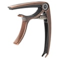 thumbnail image 1 of Acoustic Guitar Capo, Strong Spring Stylish Appearance Trigger Capo  For 6 String Red Copper, 1 of 8