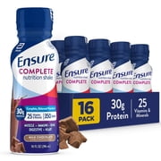 (2 pack) Ensure COMPLETE Nutrition Shake, 30g Protein, Milk Chocolate, 10 fl oz—16 Pack