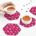 thumbnail image 5 of Kdxio Butterfly Funny Coasters,4 Pcs Leather Coasters,Housewarming Gifts,Protect Furniture from Water Marks Scratch and Damage, 5 of 6