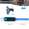thumbnail image 2 of Uxcell Ankle Strap for Cable Machine, Gym Cable Kickback Ankle Wraps Exercise Attachment for Hip Leg Extension Blue 24 x 8 cm, 2 of 7