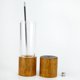thumbnail image 4 of Acrílico y pimienta de alta calidad, molinillos manuales de sal y pimienta, agitadores de madera con molinillo de sal y molinillo de pimienta de núcleo de cerámica ajustable, 8 pulgadas ShuxiuWang 9024715971647, 4 of 5