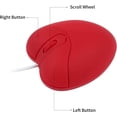 thumbnail image 4 of KUYHRF Wired Mouse Fish Shape Corded Mouse 3-Button 1200DPI Optical USB Computer Mouse with 3.9FT Cord for Laptop, Chromebook, PC, Desktop, Mac, Notebook-Red, 4 of 14