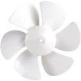 thumbnail image 1 of Plastic Fan Blade Replacement, 6 Inch 8 Inch 10 Inch 12 Inch White Bathroom Fan Blade Replacement for Fan Blades Home(12 inches), 1 of 2