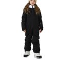 thumbnail image 3 of AWZXDE Boys All Season Insulated Snowsuit Jumpsuit For Skiing Outdoor Winter Activities Thermal Windproof Soft Kids Romper Baby Winter Suit Black, 3 of 9