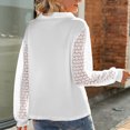 thumbnail image 4 of Lilgiuy Women's Fashion Casual Long Sleeve Comfortable Solid Color Sweatshirt Tops Blouse Wild Base Tees, 4 of 5