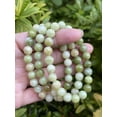 thumbnail image 4 of Chinese Jade Crystal Bead Bracelet 8mm, Wholesale Genuine Chinese Jade Stretch Gemstone Bracelet, Gift for Men & Women (1), 4 of 9
