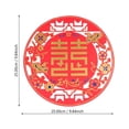 thumbnail image 2 of 2PCS Chinese Traditional Wedding Paper-Cut Delicate Decor Wedding Paper-Cut, 2 of 6