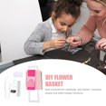 thumbnail image 3 of WHAMVOX Flower Basket Making Kit 1 Set For Mothers Day Crafts For Children Non-Woven Fabric, 3 of 5