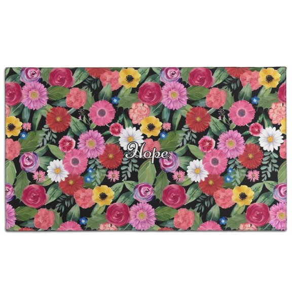 Pioneer Flower Floral Print Pattern Door Rugs,Washable Non Slip Door Mats Indoor,Decorative Door Mats,Entry Mat Indoor for Entrance,Bedroom,Kitchen,Bathroom,17"x30"
