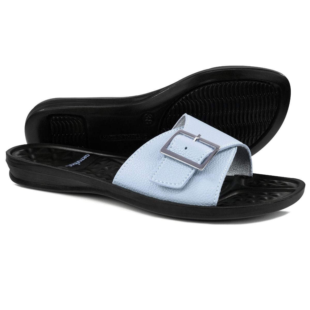 comfortable slide sandals