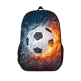 thumbnail image 1 of Burning Football Design American Football Backpack - Perfect for Teen Boys & Girls!, 1 of 5