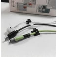 thumbnail image 2 of 50 unidades de soportes adhesivos duraderos para cables, clips fijos, organizadores de cables de escritorio, 2 of 2