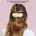 thumbnail image 4 of Scunci 1 pk White Flower Barrette, 4 of 6