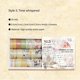 thumbnail image 1 of 20rolls Washi Tape Stickers Diy Decorative Washie Vintage Landscape Watercolour Scrapbooking Masking Tapes School Supplies, 1 of 4