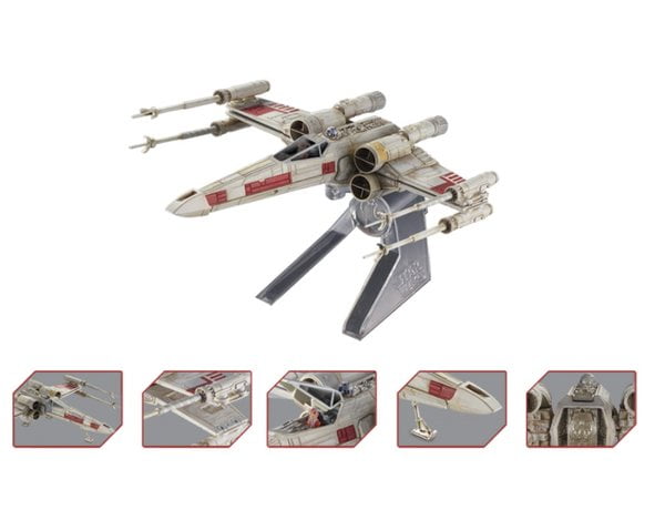 ELITE X-WING FIGHTER RED 5 "STAR WARS EPISODE IV A NEW HOPE" BY HOTWHEELS CMC91 