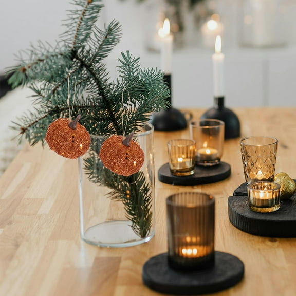 WHAMVOX 6Pcs Artificial Foam Pumpkins for Halloween Tabletop Decor Small Decorative Pumpkins for Fall Harvest Mini Pumpkins for Centerpiece