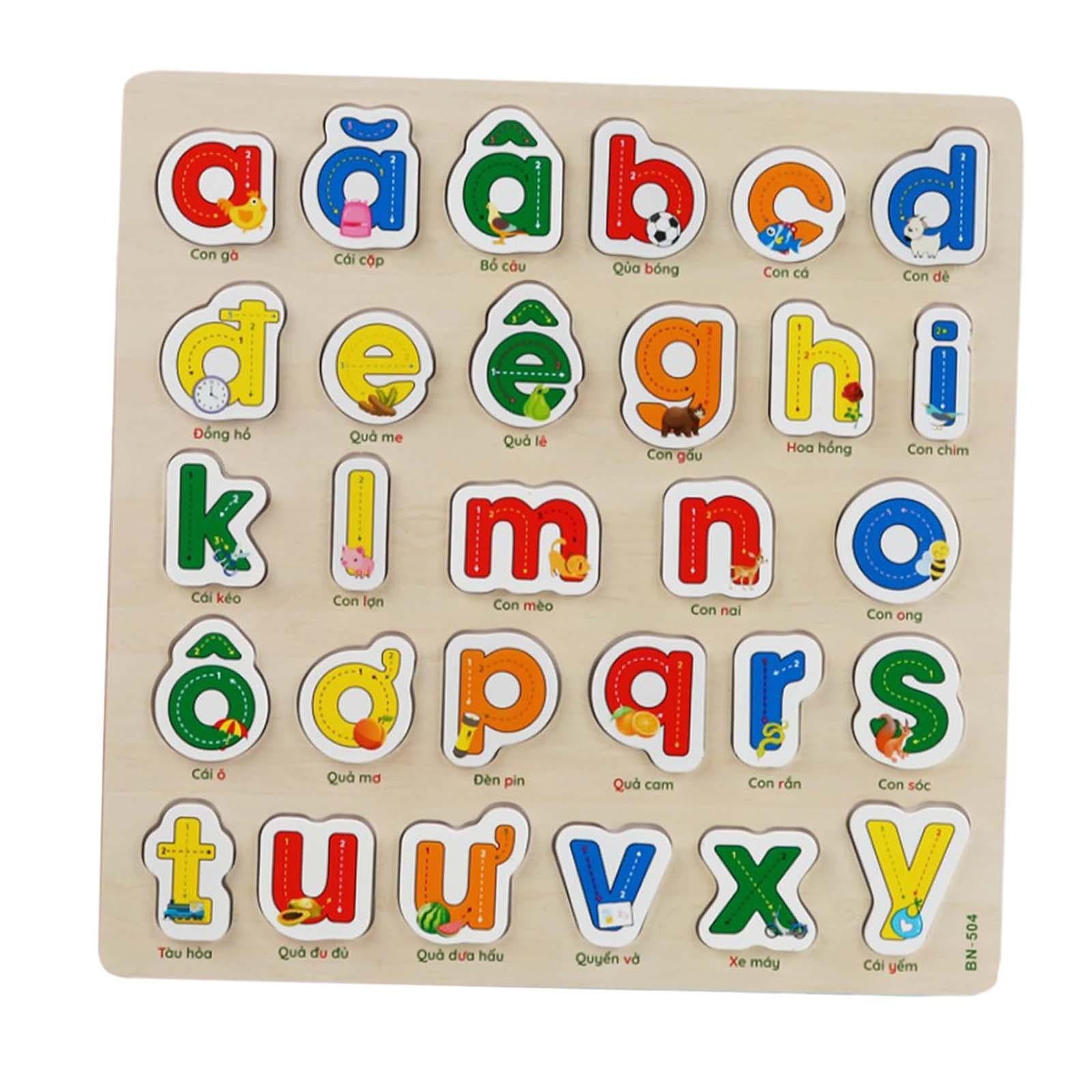 Jouet Éducatif Battat Alphabet Cache-Cache - 50 Boutons Avec Lettres, Chiffres, Formes - Pour Enfants De 3 Ans Et Plus - 33x29.5x3.8 Cm